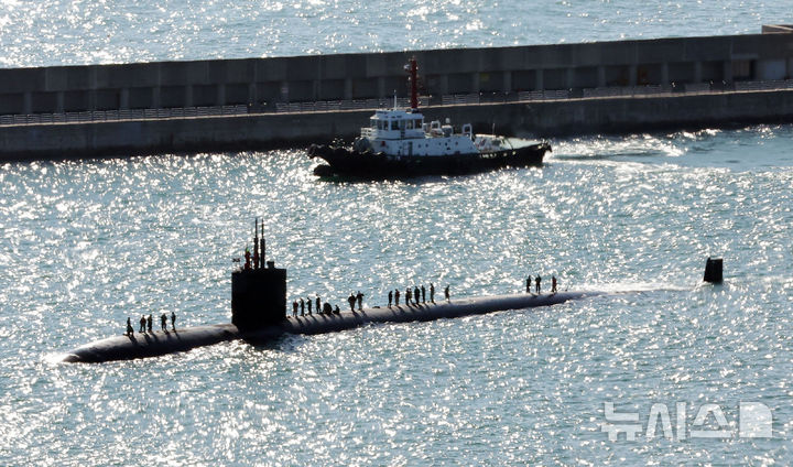米原子力潜水艦「コロンビア」、韓国に初寄港-Chosun online 朝鮮日報