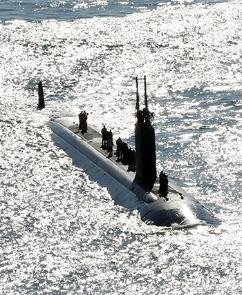 米原子力潜水艦「コロンビア」、韓国に初寄港-Chosun online 朝鮮日報