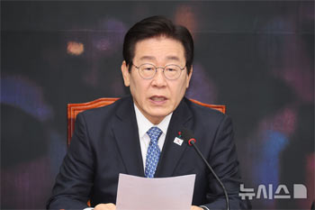 ▲韓国野党・共に民主党の李在明（イ・ジェミョン）代表