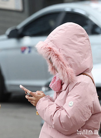 気温急降下…花冷えのソウル
