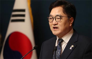 ▲禹元植・国会議長／ナム・ガンホ記者
