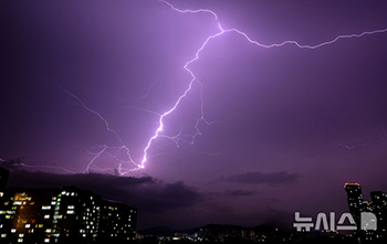 稲妻が走る夜空　／世宗