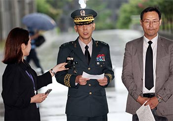 ▲韓国軍ドローン作戦司令部の金容大（キム・ヨンデ）司令官
