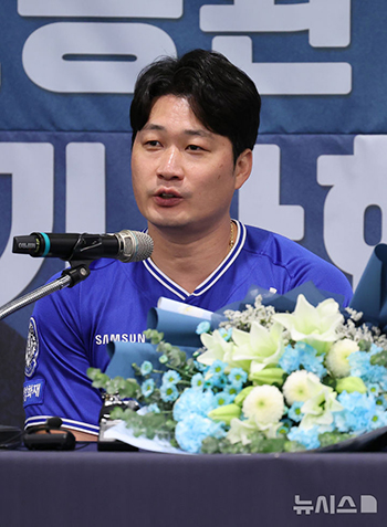 「抑えの大将」呉昇桓投手の引退記者会見