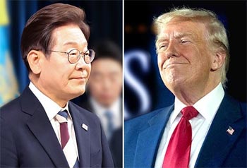 ▲李在明（イ・ジェミョン）大統領＝写真左＝とドナルド・トランプ米大統領＝同右＝。写真＝news 1