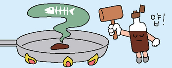 フライパンが生臭いときはしょう油を