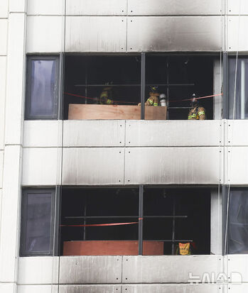 ソウル・セントラルビルディングで火災発生