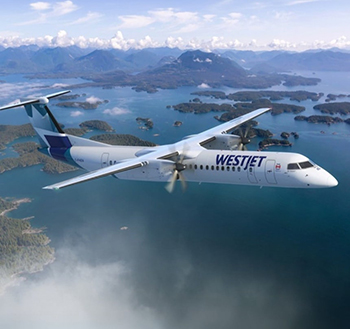 ▲カナダのLCCウエストジェット。／インスタグラム