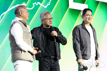 NVIDIAのフアンCEO、サムスン電子の李在鎔会長、現代自グループの鄭義宣会長がイベント登場　／ソウル