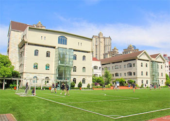 ▲上海市内にあるインターナショナルスクール