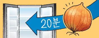 タマネギは切る前に冷蔵庫へ