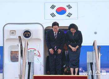 李在明大統領、中東・アフリカ4カ国歴訪を終えて帰国