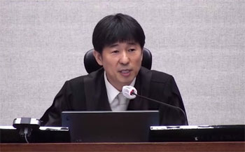 ▲「内乱首謀」被告人・尹錫悦に一審無期懲役を言い渡した池貴然部長判事