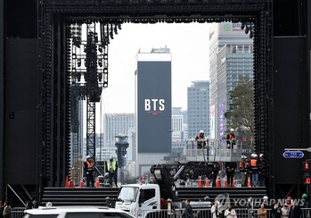 ついにBTS復帰公演　ソウルに期待と緊張＝前例のない厳重な警備体制