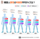 気になるデータ：韓国人の平均身長・体重は？