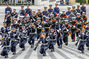 正確な動きでパレードを披露する首都防衛司令部の隊員たち／ソウル