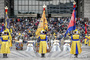 正確な動きでパレードを披露する首都防衛司令部の隊員たち／ソウル