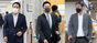 ▲（左から）康容碩弁護士、キム・セウィ元記者、キム・ヨンホ元記者／ニュース1
