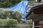 韓国豪雨：集中豪雨で流失した昌徳宮・仁政殿「花階」の塀　／ソウル