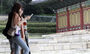 韓国豪雨：集中豪雨で流失した昌徳宮・仁政殿「花階」の塀　／ソウル