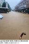 ▲台風の影響で豪雨に見舞われた慶尚南道昌原市（写真＝X〈旧ツイッター〉）