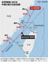 コバンザメ戦術？　中国軍Y9偵察機、民間航空機の下に隠れて台湾海峡付近を飛行