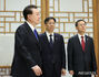 尹錫悦大統領、シン・ウォンシク国防部長官と柳仁村文化体育観光部長官に任命状授与