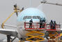 大韓航空、航空機の洗浄作業実施