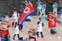 2025ハルビン冬季アジア大会の開会式で入場する北朝鮮