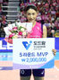 韓国Vリーグ最多ラウンドMVPに選ばれた金軟景
