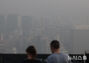 黄砂の影響も…PM2.5「非常に多い」　／ソウル