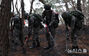 韓国大規模山火事　残り火の鎮圧支援作戦に当たる兵士たち　／慶尚北道