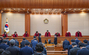 ▲文炯培（ムン・ヒョンベ）憲法裁所長権限代行をはじめとする憲法裁判官たち。写真＝キム・ジホ記者