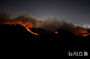 夜間も延焼する山火事　／大邱