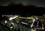 夜間も延焼する山火事　／大邱