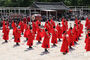 宗廟祭礼楽に合わせて舞う人々　／ソウル