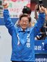 李在明候補が集中遊説＝大邱・東城路