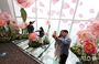 花でいっぱいのソウル・スカイ展望台