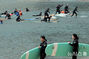 初夏の陽気…波を楽しむサーファーたち　／釜山