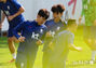 クウェート戦を前に練習するサッカー韓国代表チーム　／京畿道