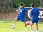クウェート戦を前に練習するサッカー韓国代表チーム　／京畿道