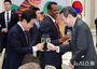 李在明大統領、駐韓外交団青瓦台招待夕食会に出席