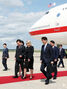 韓米首脳会談のためワシントンに到着した李在明大統領