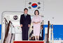 訪日・訪米を終えて帰国した李在明大統領　／京畿道