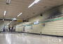 黒焦げになった合井駅のホーム壁　／ソウル