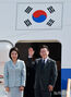 国連総会出席のため出国する李在明大統領と金恵京夫人