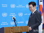 李在明大統領、国連安保理の公開討議を前に略式記者会見