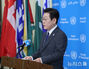 李在明大統領、国連安保理の公開討議を前に略式記者会見