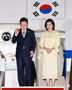 ASEAN首脳会議を終えて帰国した李在明大統領夫妻