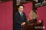 2026年度予算案の施政演説を行う李在明大統領